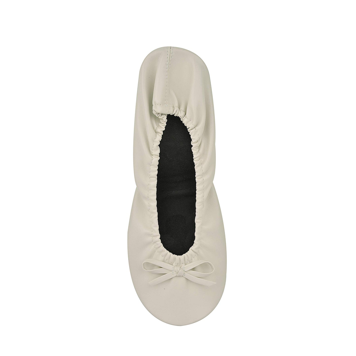 Women Foldable Flat Slipper Shoe-Pearl White
