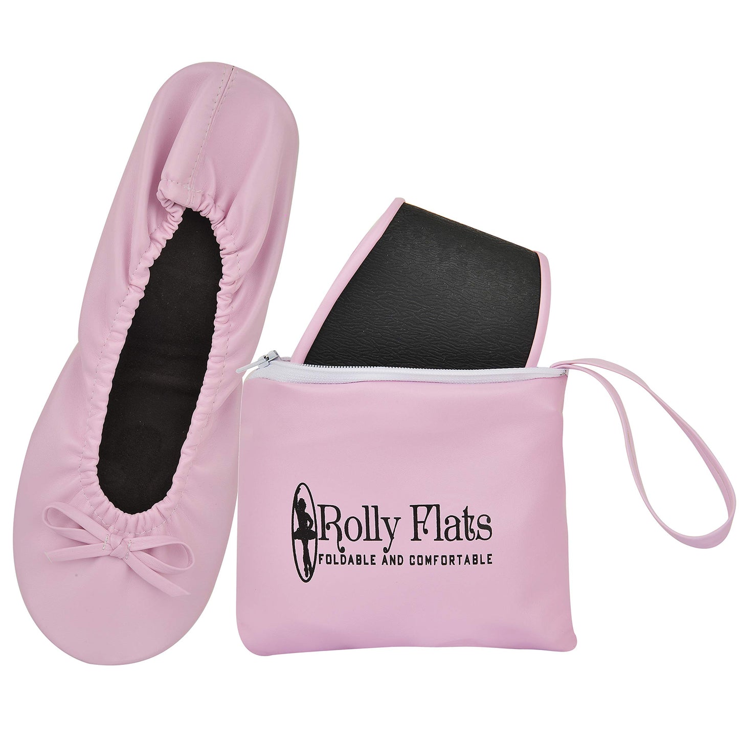 Women Foldable Flat Slipper Shoe-Baby Pink