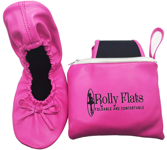 Women Foldable Flat Slipper Shoe-Pink